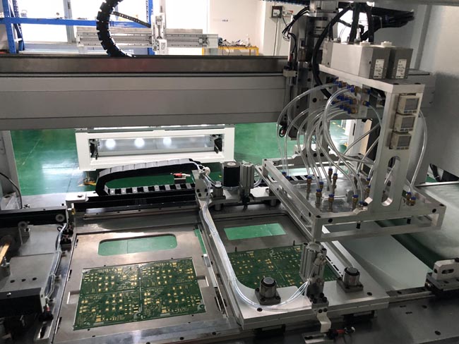 PCB Depaneling Router Cutting Position